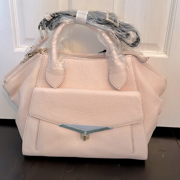 Botkier pink Vivi Angled leather satchel NWT - Picture 1 of 15